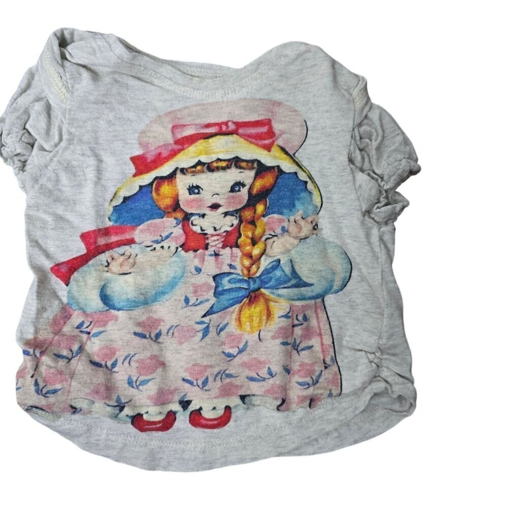 Little Wings Organic Kitsch Retro style Baby Girl Shirt